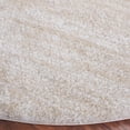 thumbnail image 3 of SAFAVIEH Tahoe Trudi Distressed Shag Area Rug, Ivory/Gold, 6'7" x 6'7" Round, 3 of 7