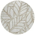 thumbnail image 2 of Addison Rugs Chantille Indoor/Outdoor Transitional Floral Beige Washable Round Rug, 8' x 8', 2 of 6