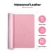 thumbnail image 4 of Protector de escritorio Ysagi de piel impermeable rosa 80x40 cm, 4 of 9
