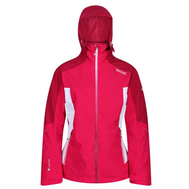 Regatta - Chaqueta Impermeable Oklahoma VI para Mujer (Rosa Duquesa, Cereza Oscuro) Regatta UTRG5808_duchesspinkdarkcerise