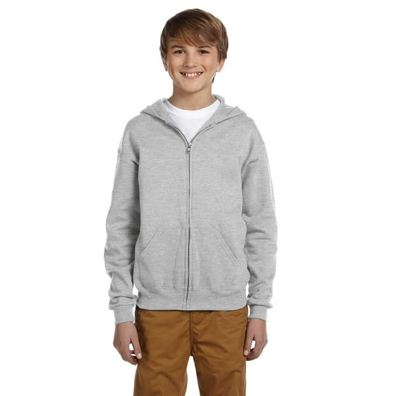 Jerzees Youth 8 oz NuBlend® Fleece Full-Zip Hood - 993B
