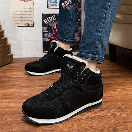 

Snow Men Boots Army Men s Shoes Platform Winter Shoes For Men Fashion Men Shoe Lace-Up Ankle Boots Footwear Work Shoes