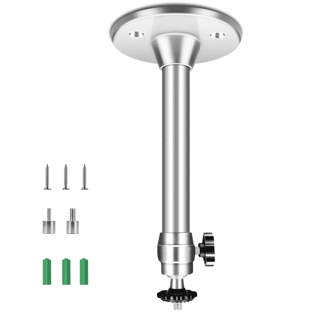 VANKYO Soporte Universal para Miniproyector de Techo, Soporte de Pared con Ángulo Ajustable y Cabezales Giratorios de 360°, Compatible con Miniproyectores, Videocámaras y Cámaras Digitales.