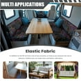 thumbnail image 5 of FOR U DESIGNS Spider Web Pattern 3 Pcs RV Dinette Cushion Covers Replacement RV Dinette Booth Seats Cover Sofa Chair Cover Pillowcase Furniture Protector for RV Camper Car Bench, 5 of 8