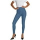 thumbnail image 2 of Pincandy Women's Solid Color Stretch Denim Leggings - 2 Pockets, Skinny Fit, Perfect for Gym, Workout & Daily Casual Wear, 2 of 7