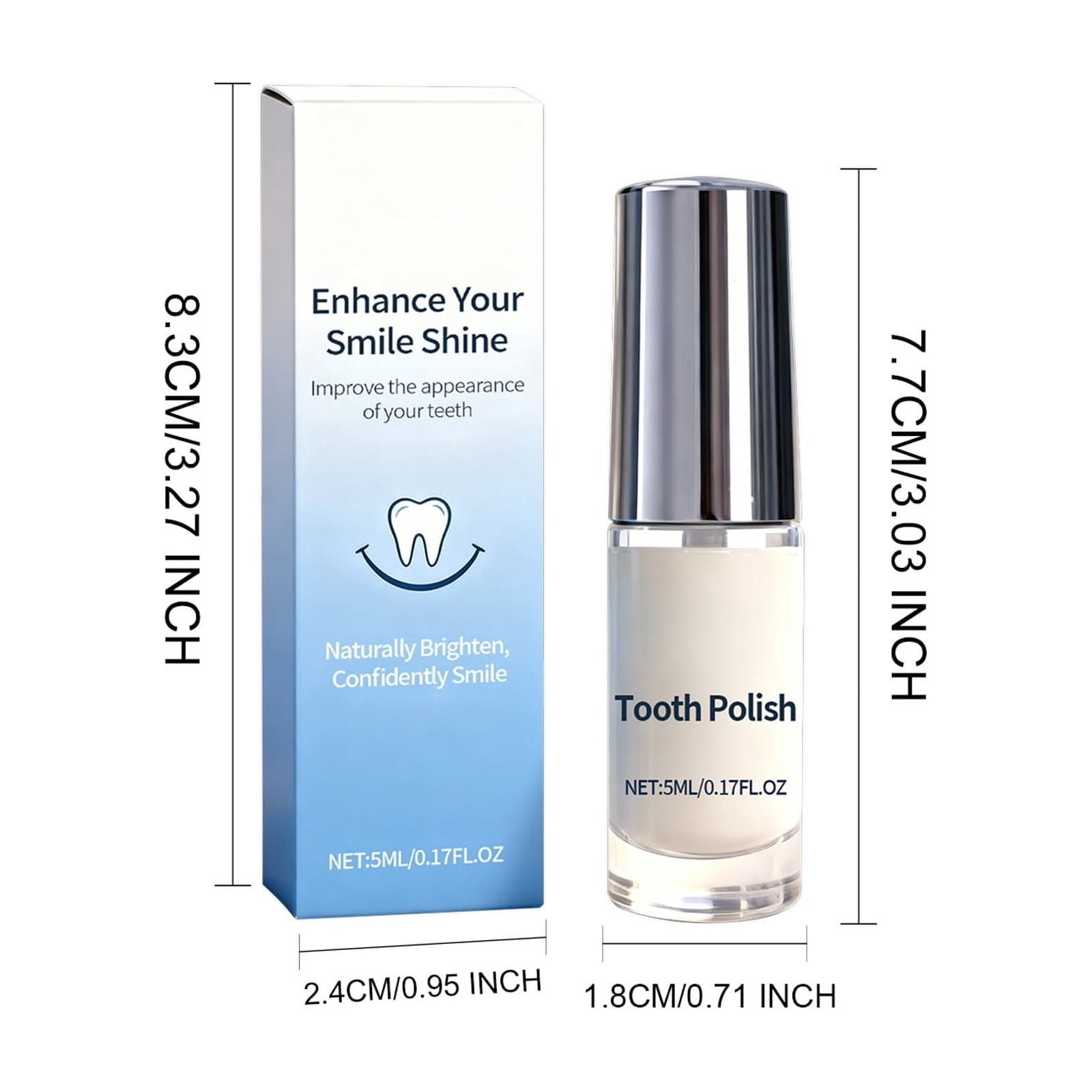 Alvantor Teeth Whitening Gel Pen for Stain Removal, Safe Formula, Long-Lasting, 0.17 fl. oz