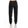 thumbnail image 3 of Love Tree Women's Juniors High Rise Tencel Joggers (Black, S), 3 of 4