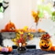 thumbnail image 5 of Xihbxyly Decoración de Calabaza de Halloween, Diseño Único con Hojas y Bayas, Tamaño Pequeño para Mesa o Mostrador, Versátil para Acción de Gracias En Otoño, Regalo Ideal para Decoración Del Hogar, 1, 5 of 6