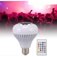 thumbnail image 3 of LED Music Light Bulb with Built in Bluetooth Speaker, Multiple Color APP Dual Control Smart Bulb, 12, 3 of 5