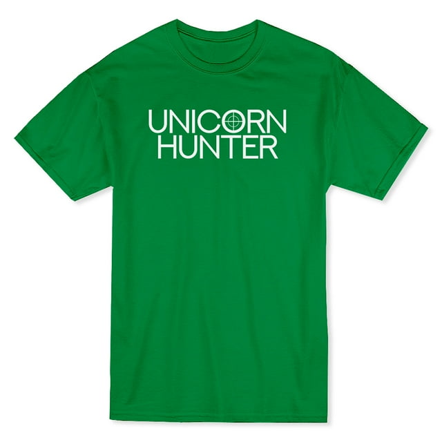 Unicorn T-shirt Vert Kelly pour Hommes Cible de Chasseur