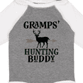 thumbnail image 4 of Inktastic Bow Hunter Gramps Hunting Buddy Boys Long Sleeve Baby Bodysuit, 4 of 5