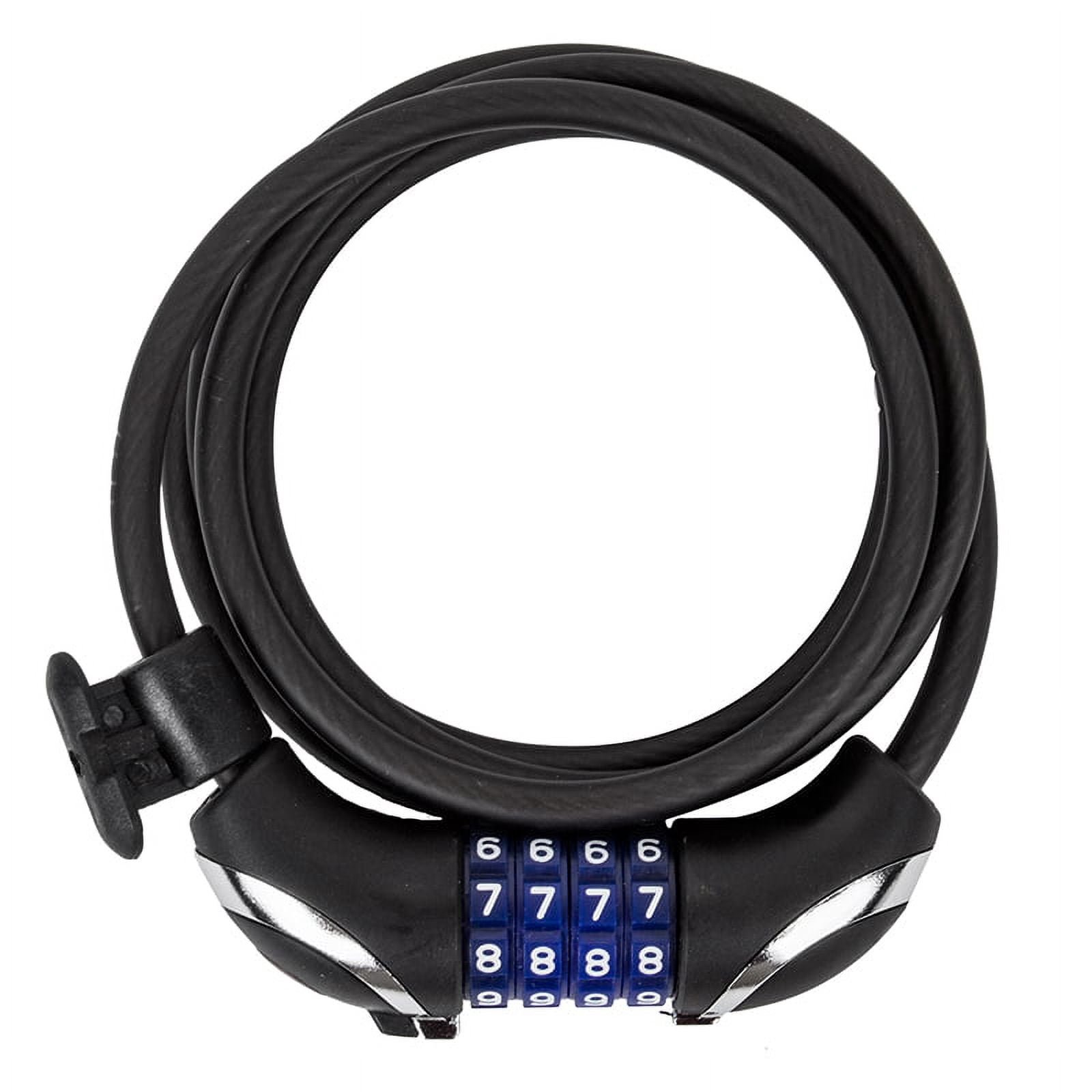 Sunlite Lightshield Integrated Combo Cable Lock Cbl 8mmx6f Com Lightshld Bk Wled