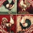 thumbnail image 7 of Masada Rugs Rooster Style Round Area Rug L-379 (5 Feet 5 Inch X 5 Feet 5 Inch) Round, 7 of 7
