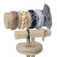 thumbnail image 4 of Soporte para diadema de terciopelo de moda, expositor de joyas, organizador marrón, 4 of 9