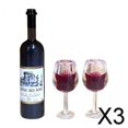 thumbnail image 1 of 3x 1/12 Casa de Muñecas Botellas de Vino en Miniatura Juego de Tazas de Cocina Decoración de Casa de Muñecas Accesorios para Casa de Muñecas Cafés Cas 3 piezas, 1 of 8