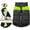 Green, variant on Windproof Dog Winter Jacket Waterproof Dog Coat Warm Dog Vest Cold Weather Pet Clothes for Small Medium Large Dogs