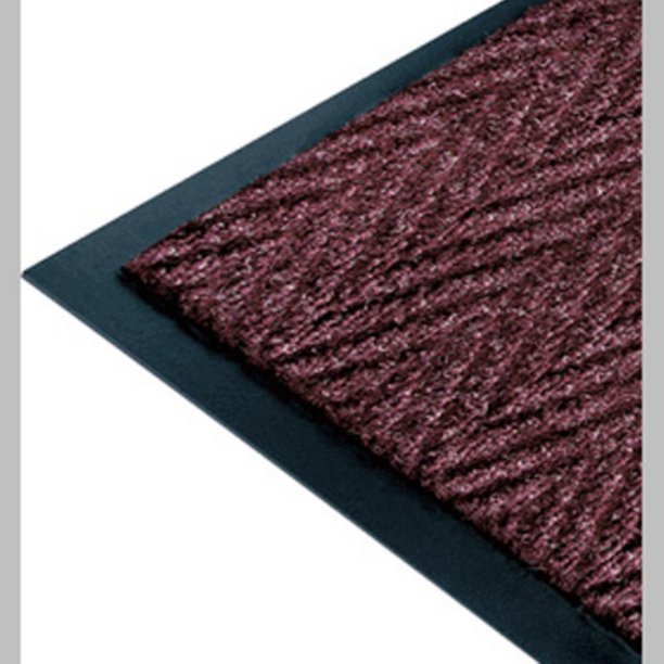 Apache Chevron Rib Commercial Door Mat Charcoal