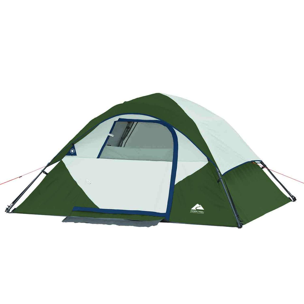 Ozark Trail 6-Piece Camping Combo -Green (Includes tent, chairs, sleeping bags, and table) - image 2 of 8