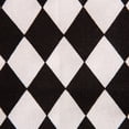 thumbnail image 3 of DII Black And Cream Harlequin Print Table Topper, 3 of 4