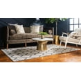 thumbnail image 2 of Unique Loom Trellis Geometric Modern Area Rugs, Beige, 2 of 3