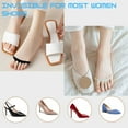 thumbnail image 6 of 6 Pairs Women's Toe Cover with Padding Toe Topper Liner Socks Non-Skid Bottom, 6 of 6