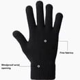 thumbnail image 2 of Jumpingount Guantes de invierno con dedos completos a prueba de viento para hombre, 2 uds., antideslizantes, cálidos, para bicicleta, mitones elásticos guantes y mitones Azul oscuro tipo4 Jumpingount AP016319-04, 2 of 6