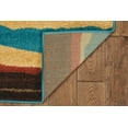thumbnail image 4 of Claremont Larva 2 Terra/Turquoise Rug, Multiple Sizes, 4 of 6