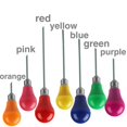 thumbnail image 3 of Lámpara Led colorida de 5-20 piezas, voltaje de AC100-240V, E27 B22, potencia Base de 8W, siete colores disponibles para Celebración de festival, bar KTV, 3 of 4