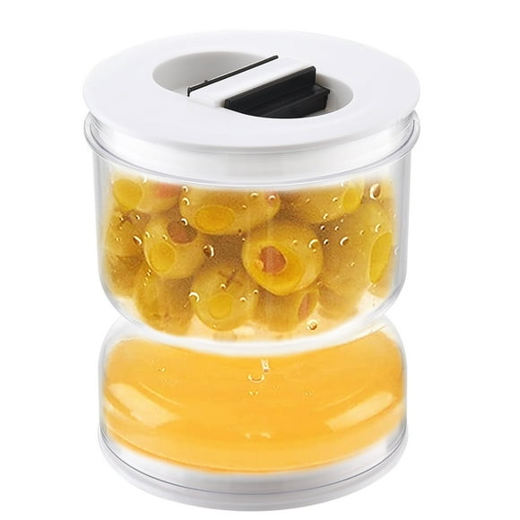 Pickle Jar Dry Wet Separation Pickle Jar Pickle and Olive Container Hourglass Jar
