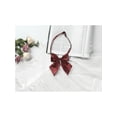 thumbnail image 6 of INSPIRE CHIC Women's Small Dots Pre-tied Bowtie Adjustable Strap Cute Bow Ties Red One Size, 6 of 6