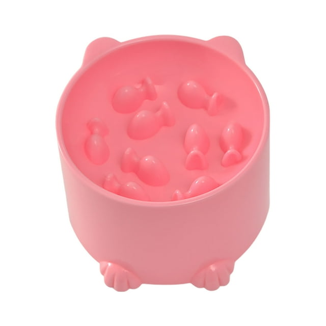 Bol Surélevé pour Animaux de Compagnie pour Chats et Chiens avec Hauteur Réglable et Sans Base