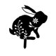 thumbnail image 4 of Conejo decorativo silueta estaca jardín Animal estatua silueta patrón Pascua Estilo A Sharpla estacas de conejo, 4 of 8