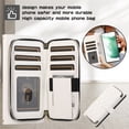 thumbnail image 2 of YEYKX Funda Tipo Billetera para Samsung Galaxy S21+ 5G 6,7 Pulgadas con Correa para Muñeca/hombro, 9 Ranuras para Tarjetas, Monedero con Cierre, Soporte de Cuero de Lujo, Funda Cell Phone a Cuadros, 2 of 10