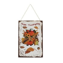 GFHFHITJ Decorative Thanksgiving A-Frame Free Standing Easel Sign Slide in Turkey Pumpkin Welcome Sign for Autumn RUSTICS Happy Thanksgiving Fall harvests Hanging Decor for Wall Door