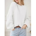 thumbnail image 3 of PRETTYGARDEN Women's Fall Oversized Sweaters Dressy Casual Long Sleeve Chunky Knit Winter Pullover Tops 2025 Holiday Outfits, 3 of 9