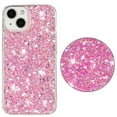 thumbnail image 4 of Allytechgroup Glitter Bling Case Compatible with Apple iPhone 15 for Girls Women, Slim Fit Soft TPU Back Cover Anti-Scratch Bumper Shockproof Phone Case for iPhone 15, Pink, 4 of 5
