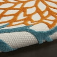 thumbnail image 3 of Nourison Aloha Indoor/Outdoor Tropical Floral Turquoise Multicolor 5'3" x 7'5" Area Rug, (5' x 8'), 3 of 9