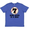 thumbnail image 3 of Inktastic 7th Birthday Baseball 7 Year Old Boy Youth T-Shirt, 3 of 5