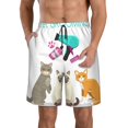 thumbnail image 1 of Balery Pet Care Grooming Traje de Baño Estilo Hawaiano para Hombre, Shorts de Secado Rápido con Bolsillos-X-Large, 1 of 6