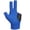 Blue, variant on 3 Fingers Pool Gloves Breathable Billiard Gloves Left/right Hand (Blue Left)