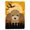 Multicolor, variant on Halloween Chocolate Brown Poodle Garden Flag
