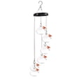 thumbnail image 3 of Outdoor Plastic Hummingbird Feeder with Wind Chime - Hanging Bird Water Feeder for Garden & Yard, Durable Weather-Resistant Patio Bird Feeder, 3 of 5
