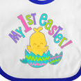 thumbnail image 4 of Inktastic My First Easter Cute Chick Just Hatched Boys or Girls Baby Bib, 4 of 4