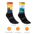 thumbnail image 2 of AONIJIE E4843 Long Tube Outdoor Five Toe Socks Shock Absorption for Trail Running Hiking Riding, 2 of 4