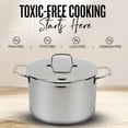 thumbnail image 6 of Alva Maestro Stainless Steel Stock Pot 8Qt. - Lasered Engrave Measurement, Oven Safe and Made without Harmful Chemicals - Induction and All Stovetop Compatible with Even Heat Distribution, 6 of 12