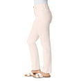 thumbnail image 3 of Gloria Vanderbilt Women's Amanda Classic High Rise Tapered Jean, Wispy Pink, 14 Short, 3 of 7