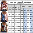 thumbnail image 3 of KVMeteor Womens American Flag Print Tops Short Sleeve V Neck T Shirt Tunic Top, 3 of 5