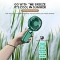 thumbnail image 3 of Gifts Clearance Mini Fan for Desk Digital Handheld Fan Portable USB Charging Students Outdoor Gifts Home Mini Fan, 3 of 9