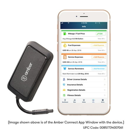 Amber Connect - AMB3653G Wired GPS Asset Tracking Device