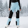 thumbnail image 2 of QATAINLAV Kids Ski Snow Pants Fleece Lined Winter Warm Snowboard Snowsuit Outdoor Hiking Waterproof Insulated Snowpants Light Blue, 2 of 10
